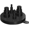 Picture of Pipe Portal Cap, Accommodates up to 2 Pipes 3/8"-1" in Diameter and up to 2 Pipes 1 1/4" - 2" in Diameter, Product # 485061