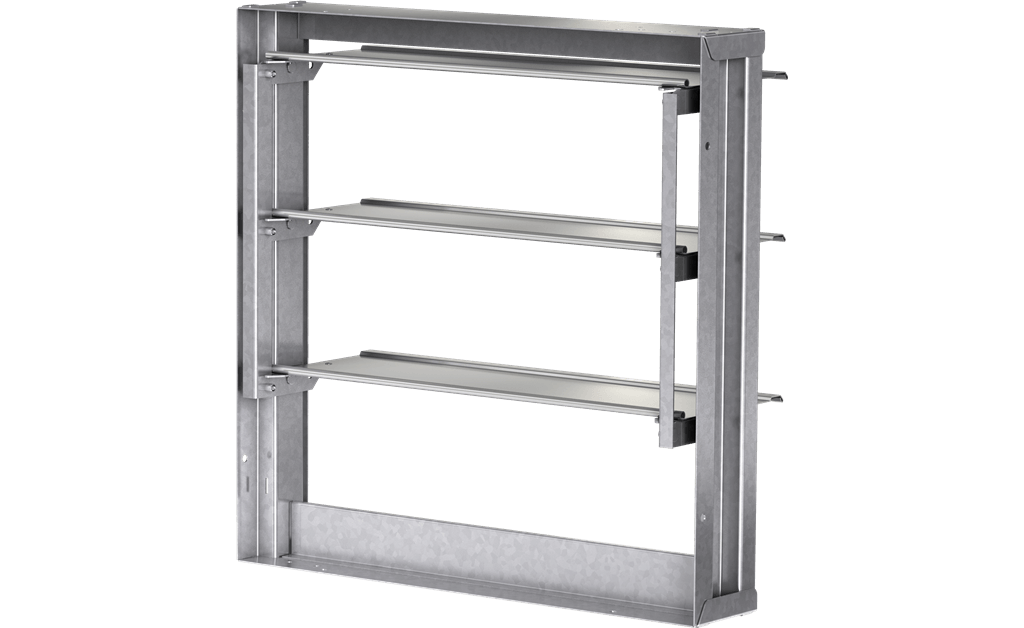 Picture of Backdraft Damper, Vertical Mount, Product # WD330-14X14