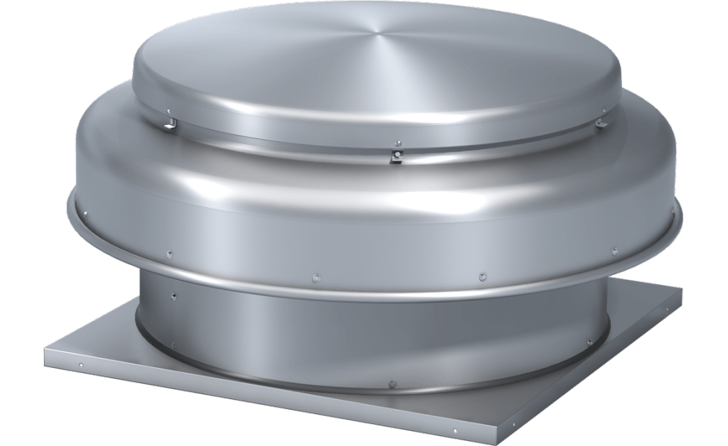 Picture of Spun Aluminum Gravity Ventilator, Product # GRS-10-QD