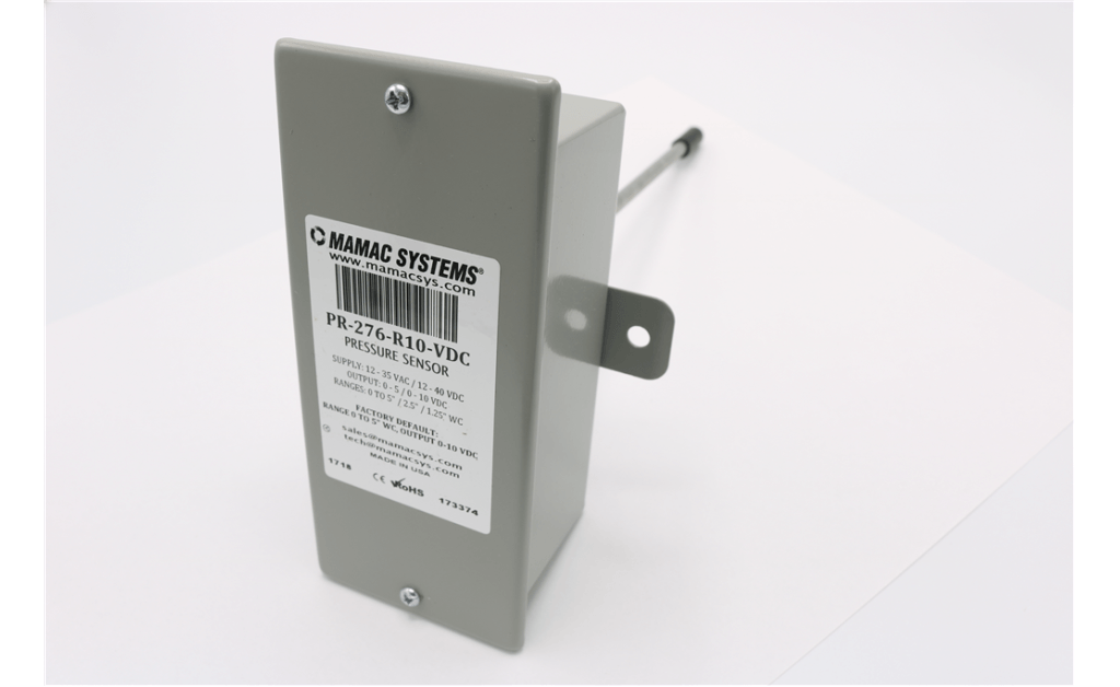 Picture of Duct Pressure Sensor, PR-276-R10-VDC, Product # 471853