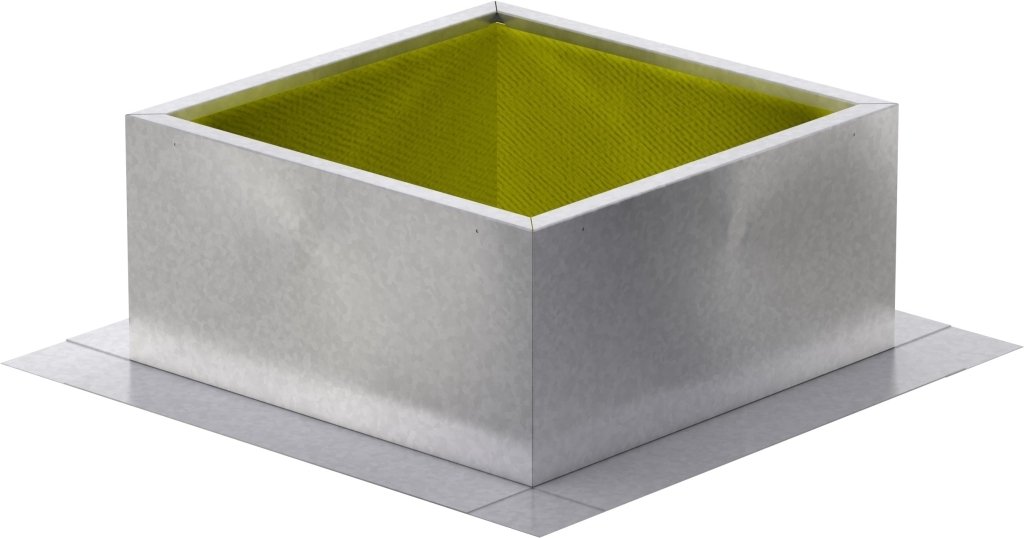 Picture of Roof Curb for 30 In. Square Base, for High Wind Applications, 18 In. High, Product # GPF-30-G18