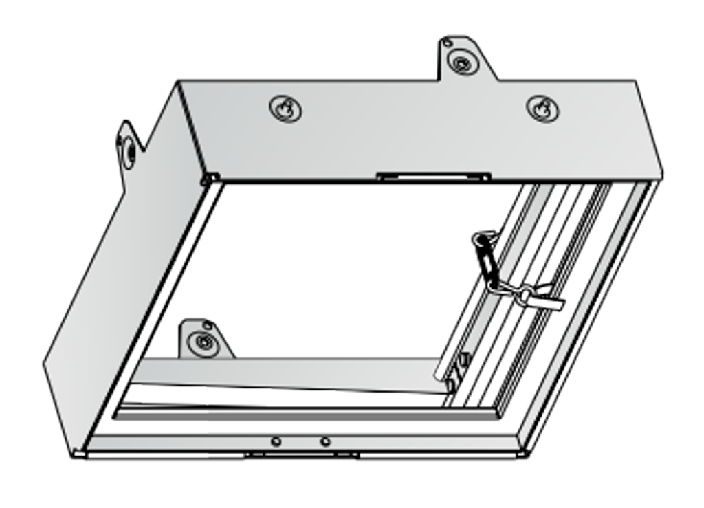 Picture of Ceiling Radiation Damper, For Models SP-80 and SP-110, Product # 432096