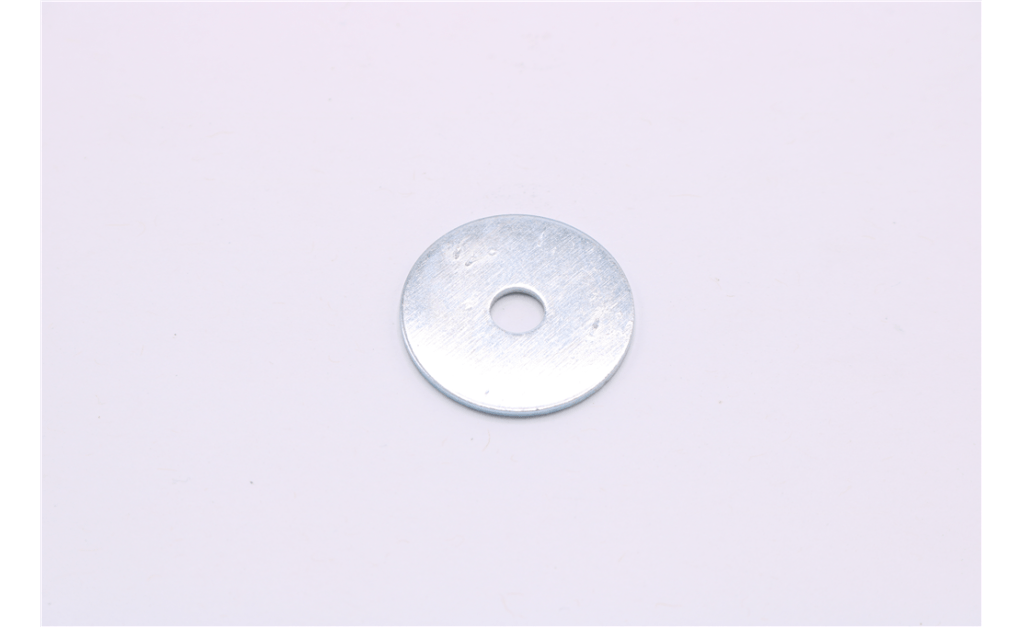 Picture of Flat Washer, .25 X .062 X .266 X 1.25, Zinc Plated, Product # 415139
