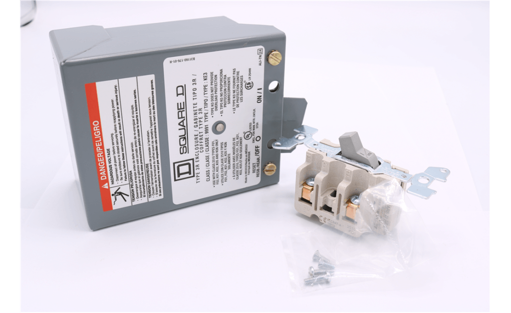 Foto para Disconnect Switch, NEMA-3R Weatherproof, 2 Pole, Single Throw, Up to 2HP, 120/230V, Single Phase, Product # N3RTS-1
