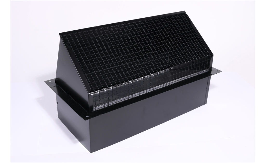 Picture of Square Connection Hooded Wall Cap, Model WC-8x8, For Models SP/CSP, Product # WC-8X8