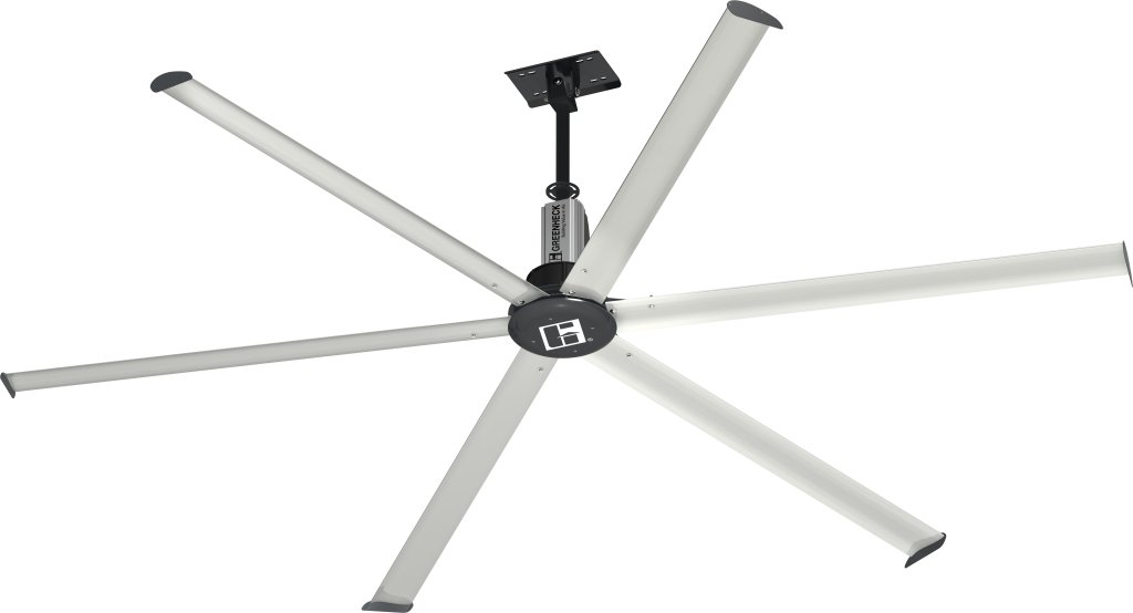 Picture of Overhead Fan, Product # DS-6-20-170LV-X-QD