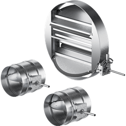 Round Commercial Control Dampers