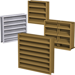 Louvers con Aspas Drenables