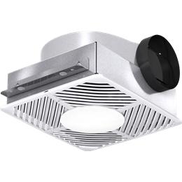 Picture of Lighted Bathroom Exhaust Fan, Product # SP-B110-L-QD, 50-133 CFM
