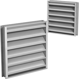 Louvers Estacionarios