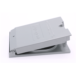 Picture of Single Receptacle Cover, Vertical, Weatherproof, Red Dot CCSV-TL, Product # 469215