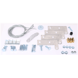 Picture of Hinge Curb Kit with Cables, For use with Models CUBE 099-200, CUE 060-200, GB 071-200 and G 060-203, Product # 851018