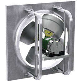 侧壁螺旋桨排气扇图片，产品# SE1-14-436-A3X-QD, 1220-2734 CFM